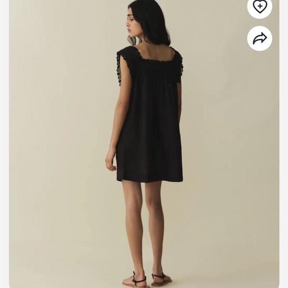 DÔEN Almadia Lace-Detailed Shift Dress NWOT - Picture 2 of 6